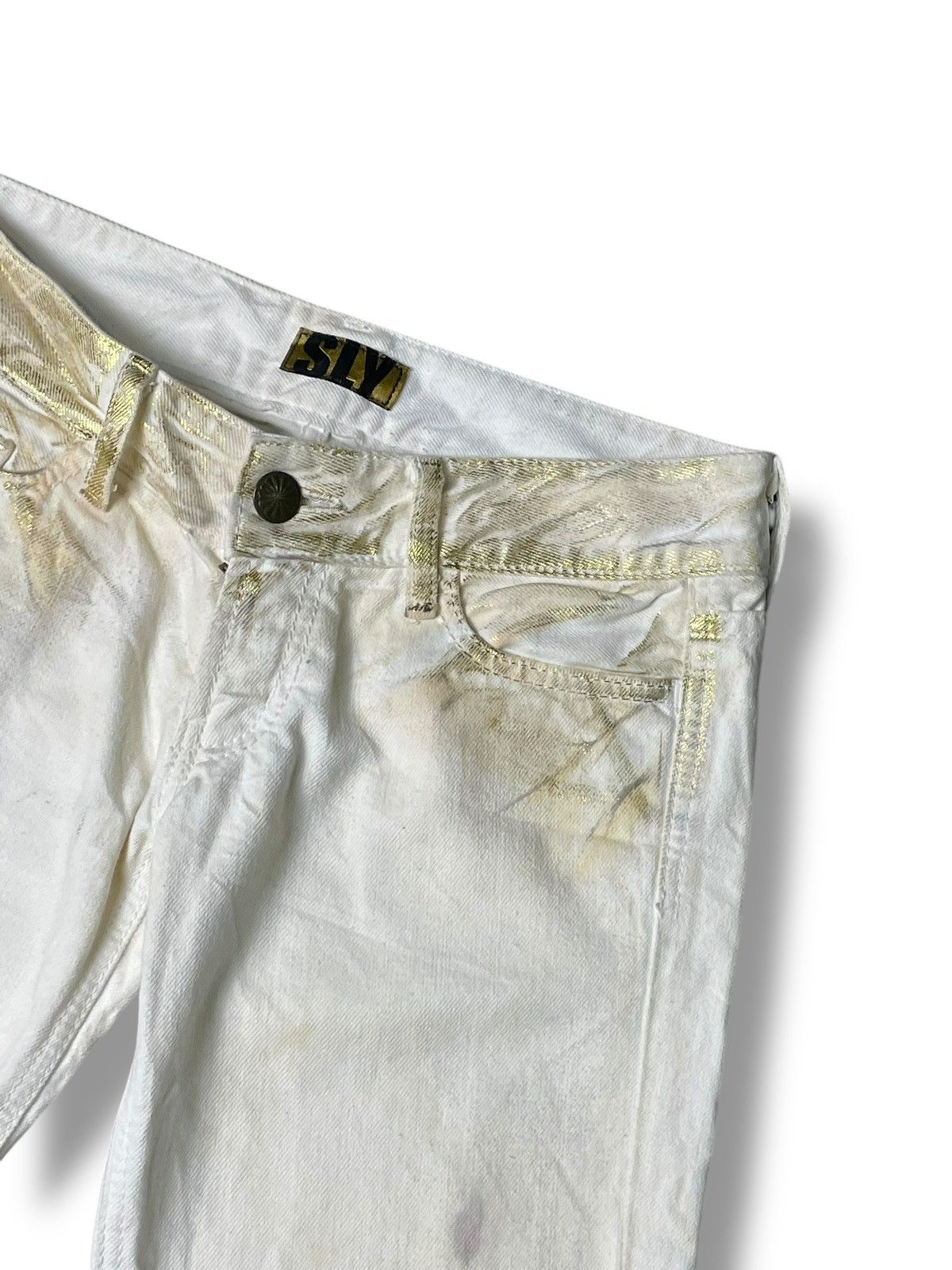 Japanese Brand × Vintage SLY Japanese Brand Flare Jeans (86) Size 29" - 2 Thumbnail