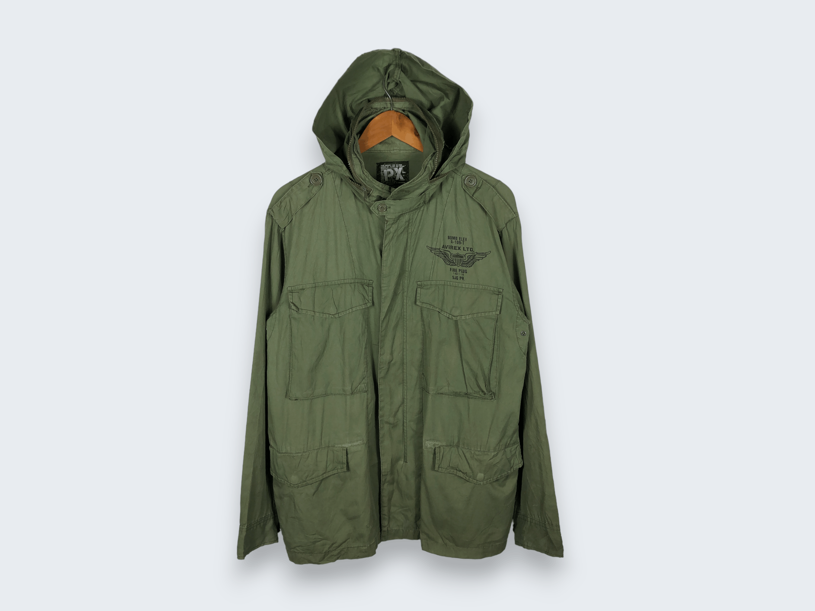 Avirex × Vintage Vintage PX Avirex Army Parkas Jacket Size US L / EU 52-54 / 3 - 1 Thumbnail