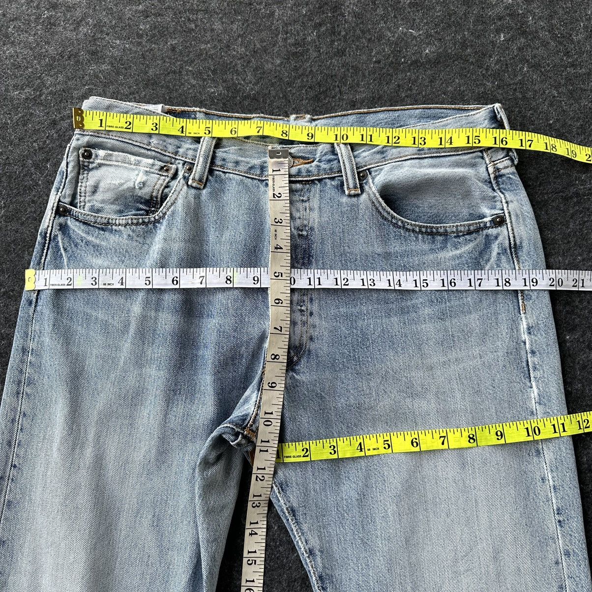 Levi's Levis 501 Distressed Light Blue Denim 32x31 D681 Size US 32 / EU 48 - 16 Thumbnail