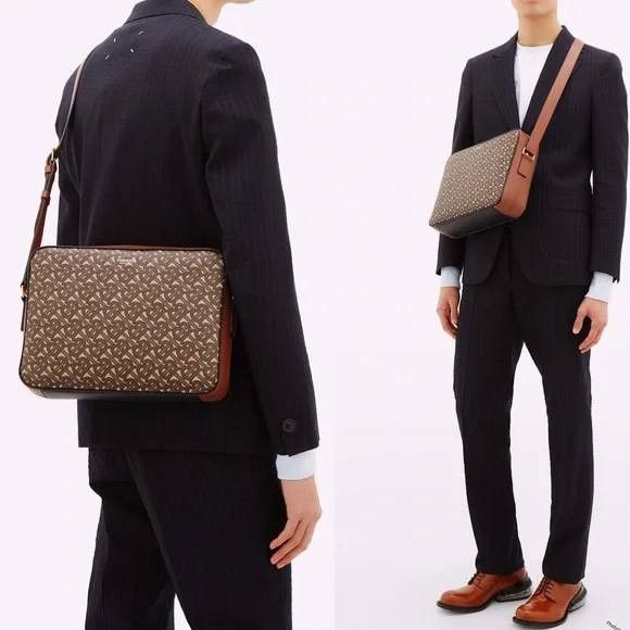 Burberry Burberry Pre-Owned 2010s TB Monogram Print Crossbody Bag Size ONE SIZE - 17 Thumbnail
