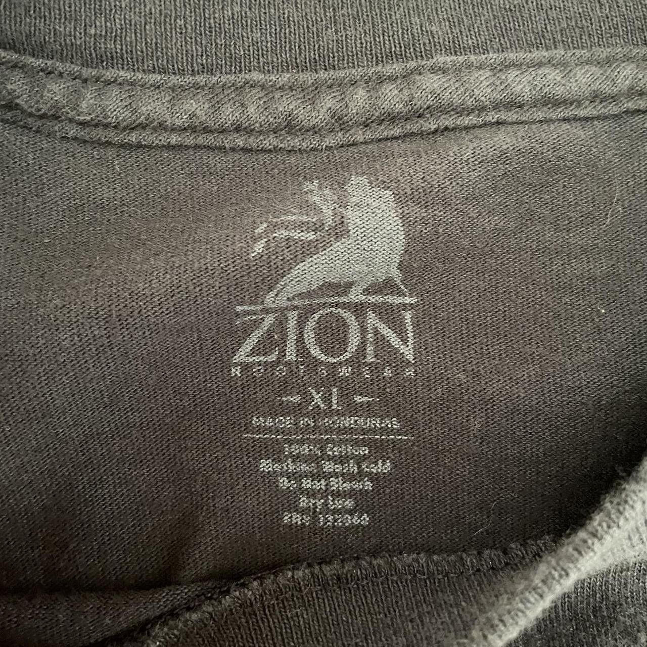 Vintage × Zion Rootswear Vintage Y2K Zion Rootswear Bob Marley Lion Graphic Tee Size US XL / EU 56 / 4 - 4 Thumbnail