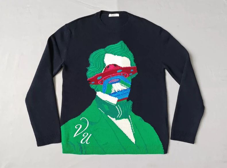 Undercover × Valentino Valentino x Undercover cashmere sweater knit-2506 Size US M / EU 48-50 / 2 - 1 Thumbnail