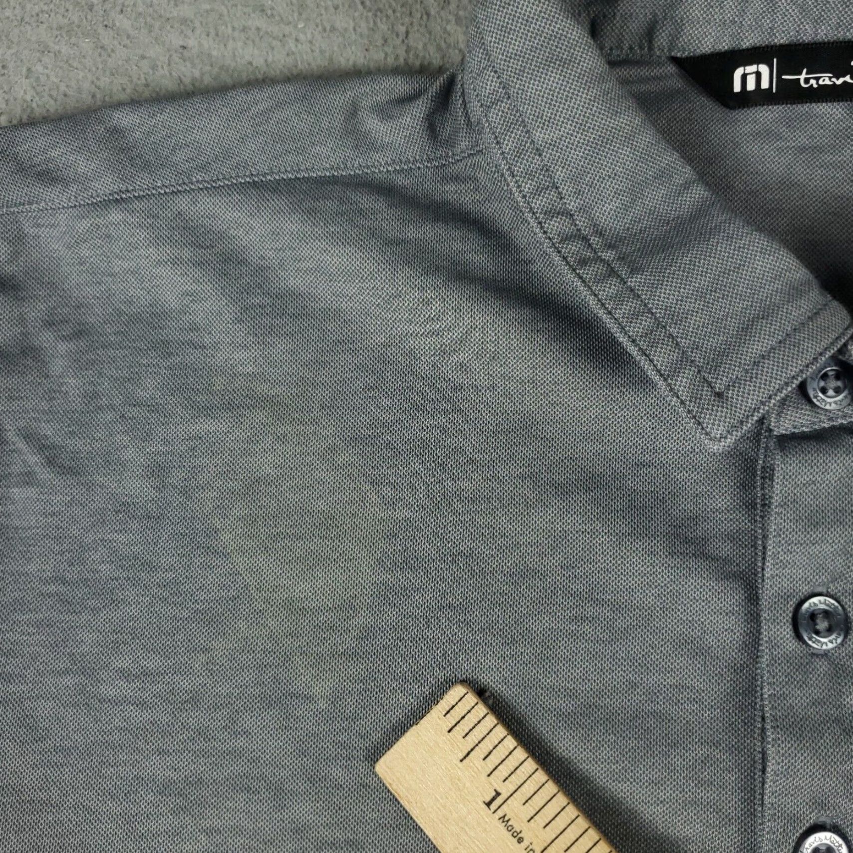 TravisMathew Travis Mathew Gray Polo Shirt Men's Medium Short Sleeve Golf Casual Size US M / EU 48-50 / 2 - 3 Thumbnail