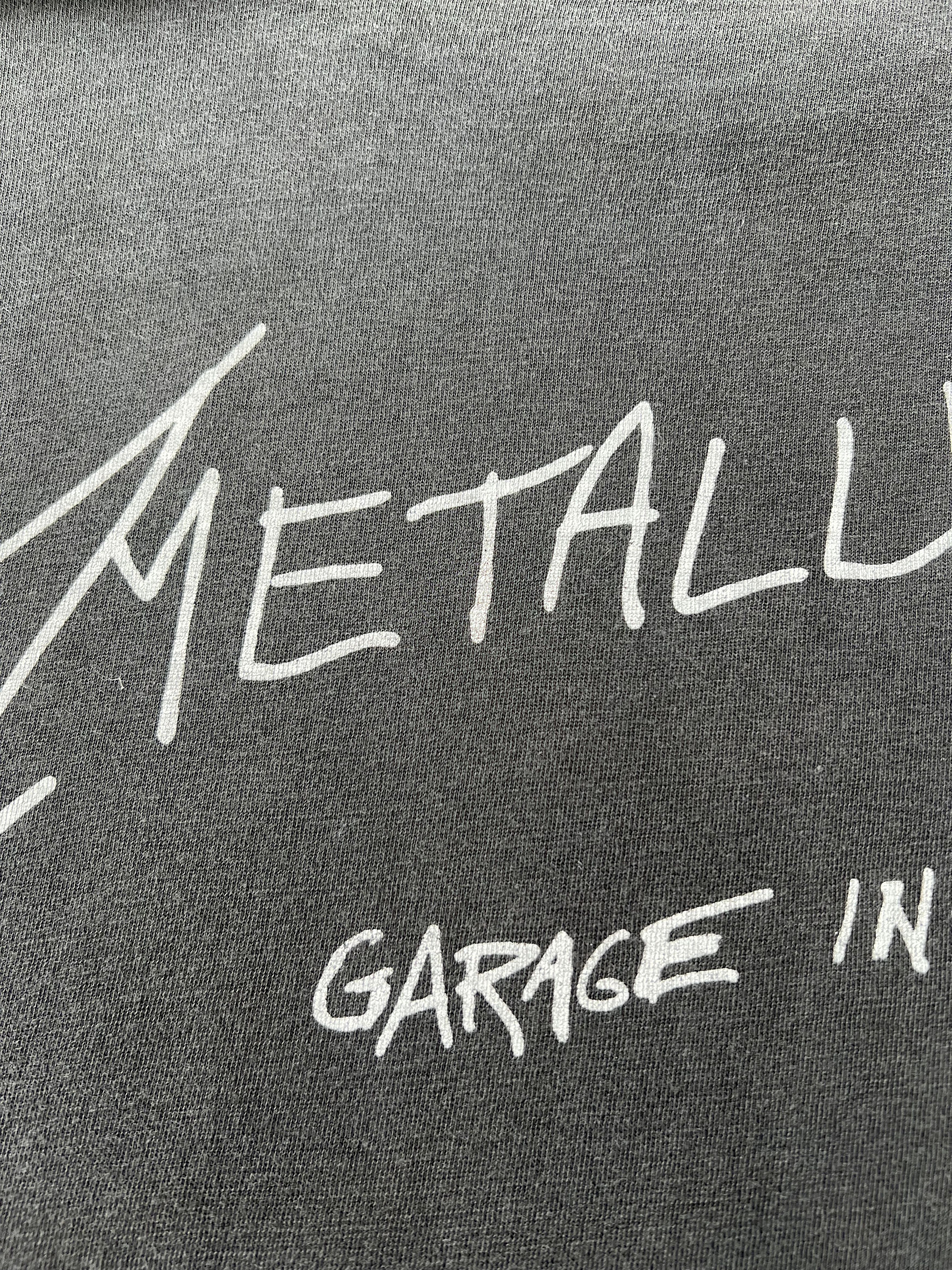 Band Tees Vintage 90s Metallica Garage Inc. Faded Black T-shirt Size US XL / EU 56 / 4 - 12 Thumbnail