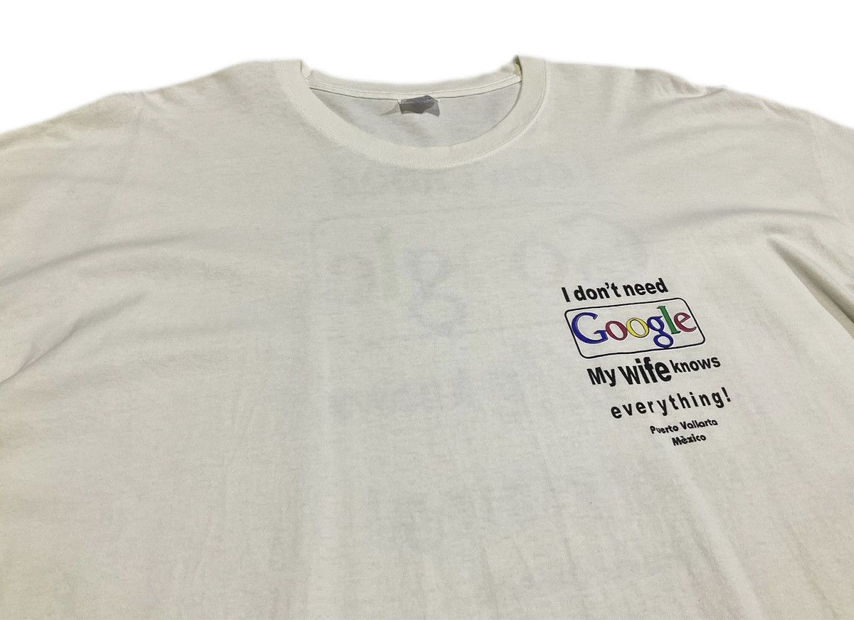 Vintage 🔥Y2K Vintage I don’t Need Google Shirt Size US XL / EU 56 / 4 - 4 Thumbnail