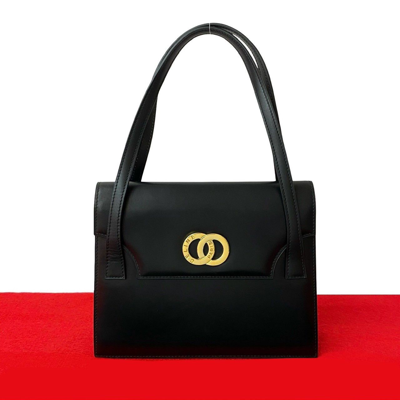 Celine Celine Celine Vintage Calf Leather Handbag Leather Handbag DUTY FREE for USA Size ONE SIZE - 1 Thumbnail
