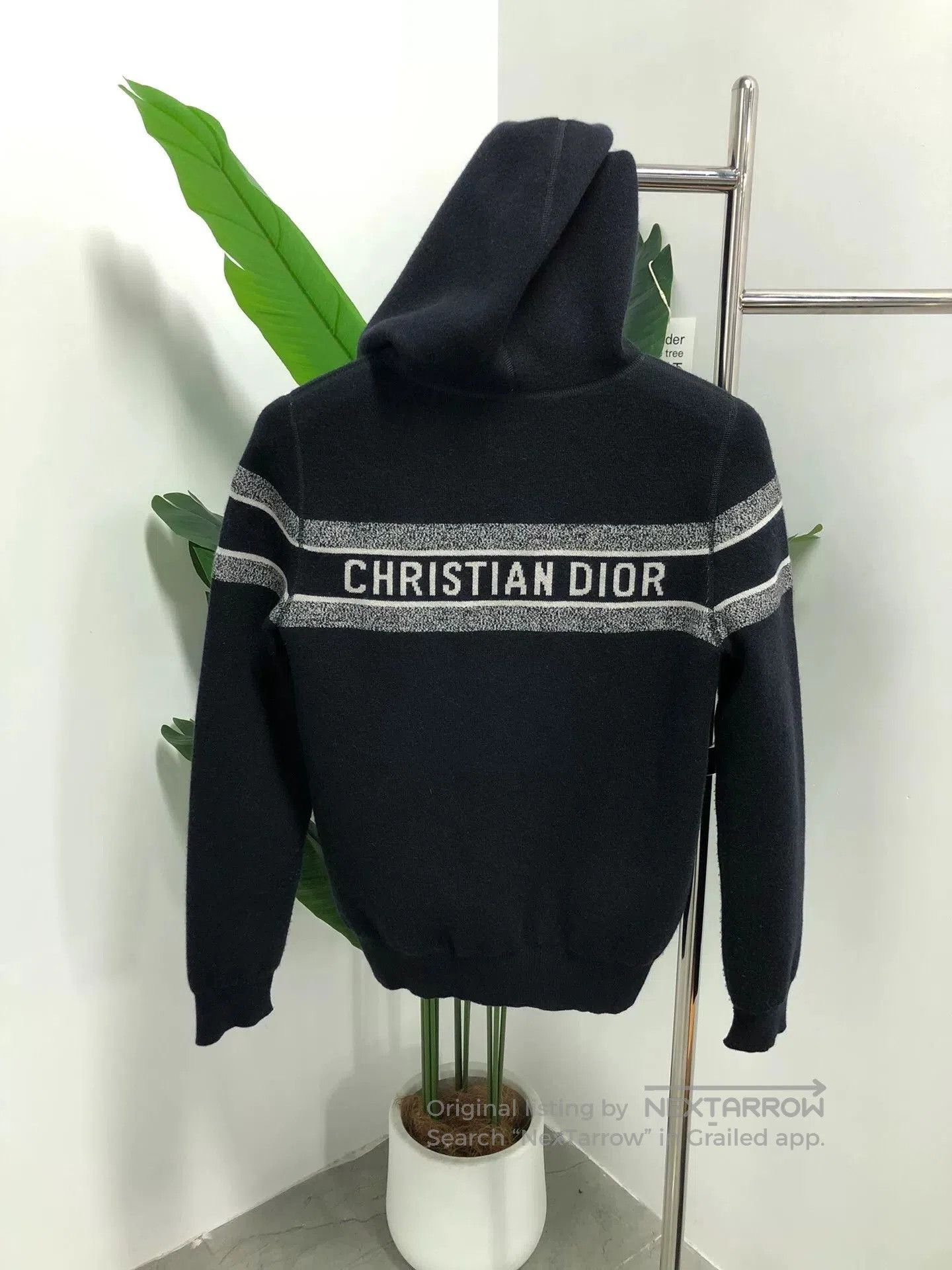 Dior Dior Oblique Print Hooded Zip Sweatshirt. Size L / US 10 / IT 46 - 5 Thumbnail