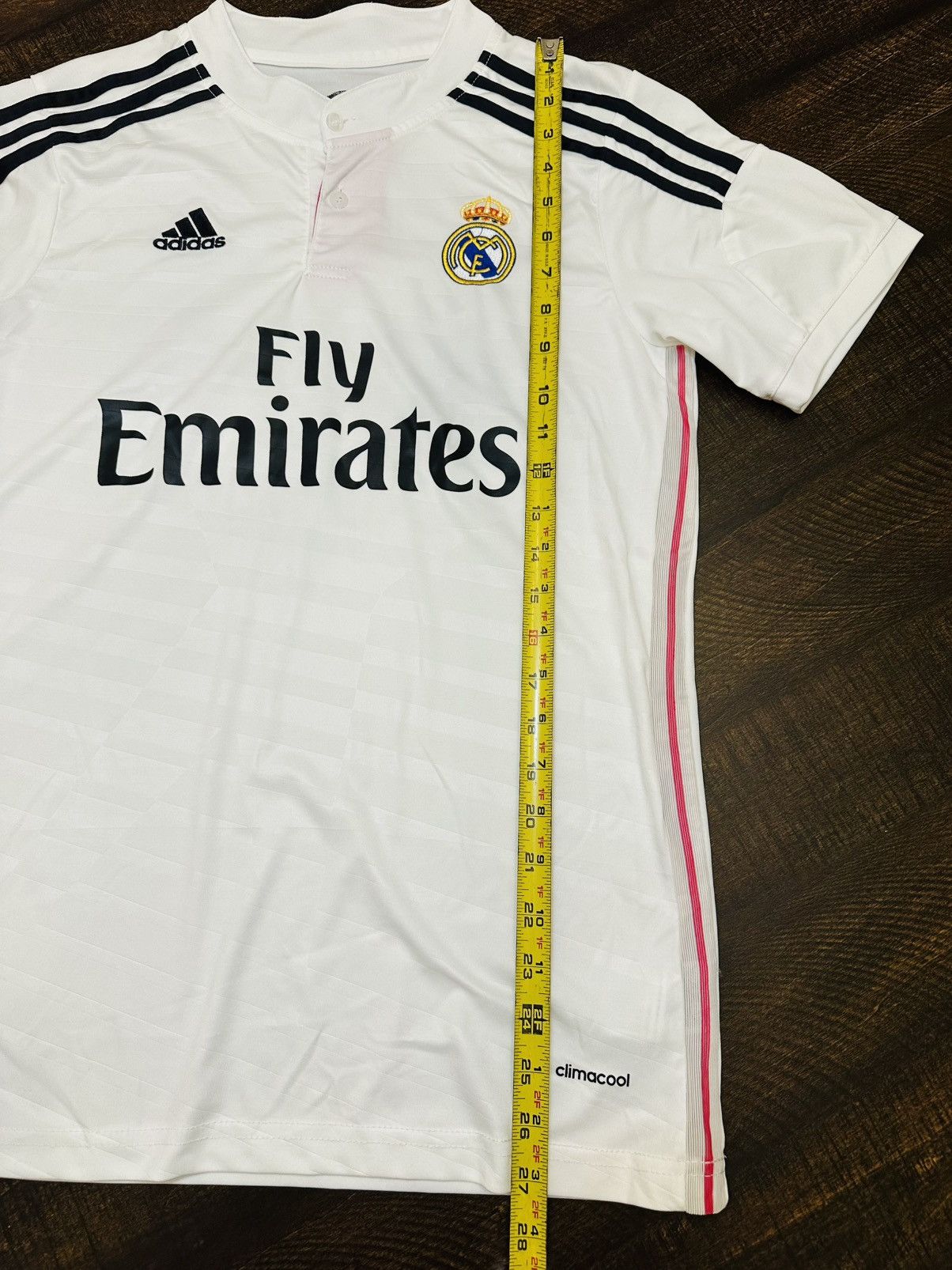 Adidas REAL MADRID 2014/2015 ADIDAS HOME SOCCER SHIRT MEN'S JERSEY Size US S / EU 44-46 / 1 - 6 Thumbnail