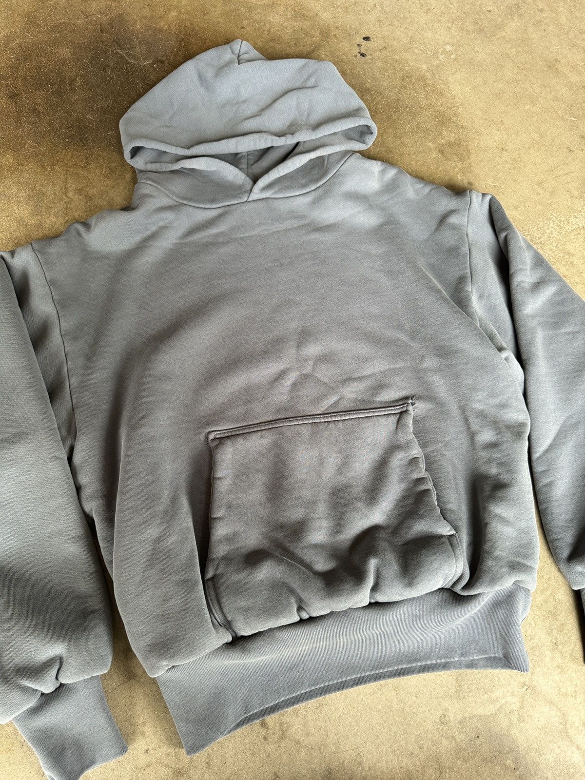 Yeezy Yeezy Season Sample Double Layered Hoodie Sweatshirt Blue 