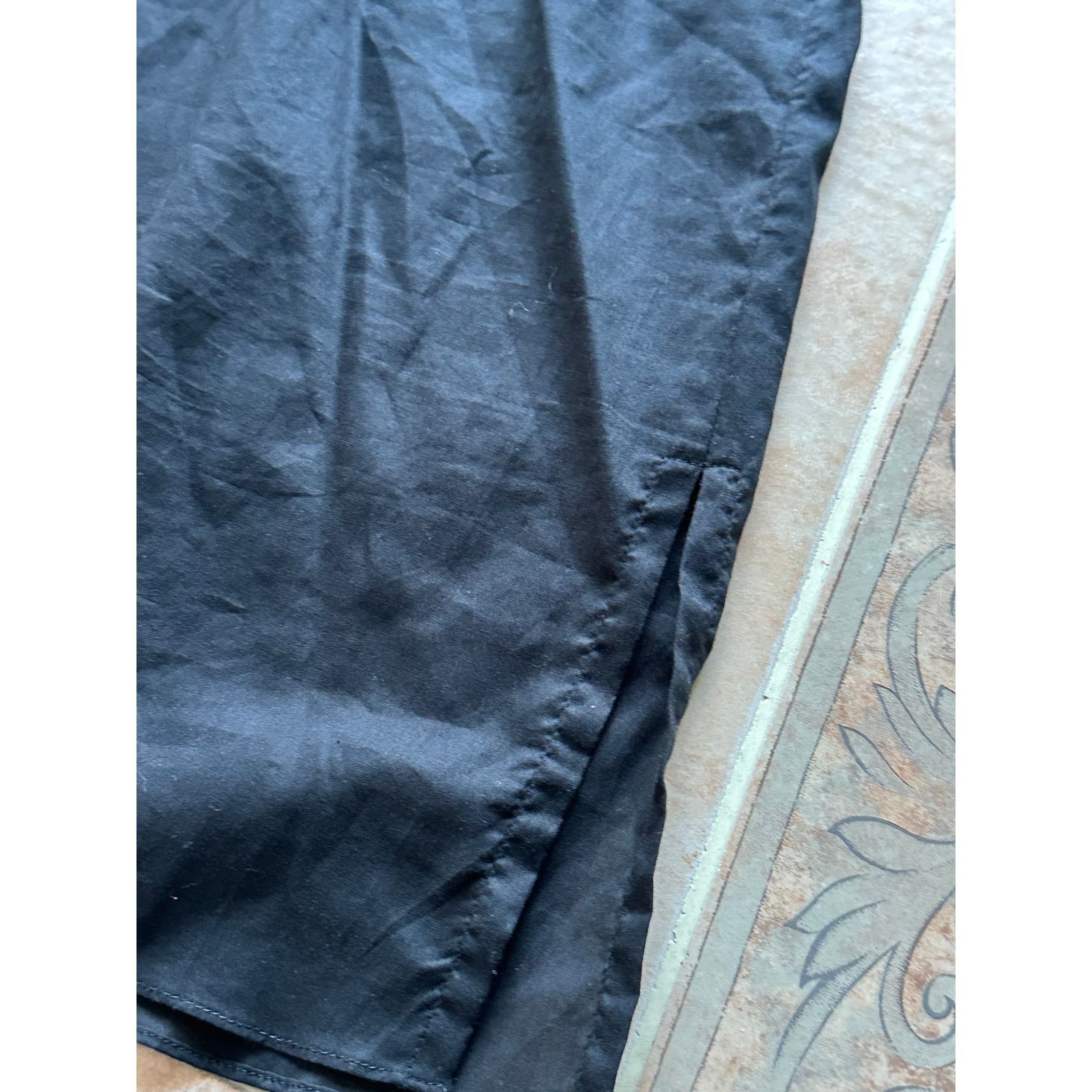 Michael Kors Michael Kors Black Cotton Lace-Up Cover-Up Dress size L Size L / US 10 / IT 46 - 8 Thumbnail