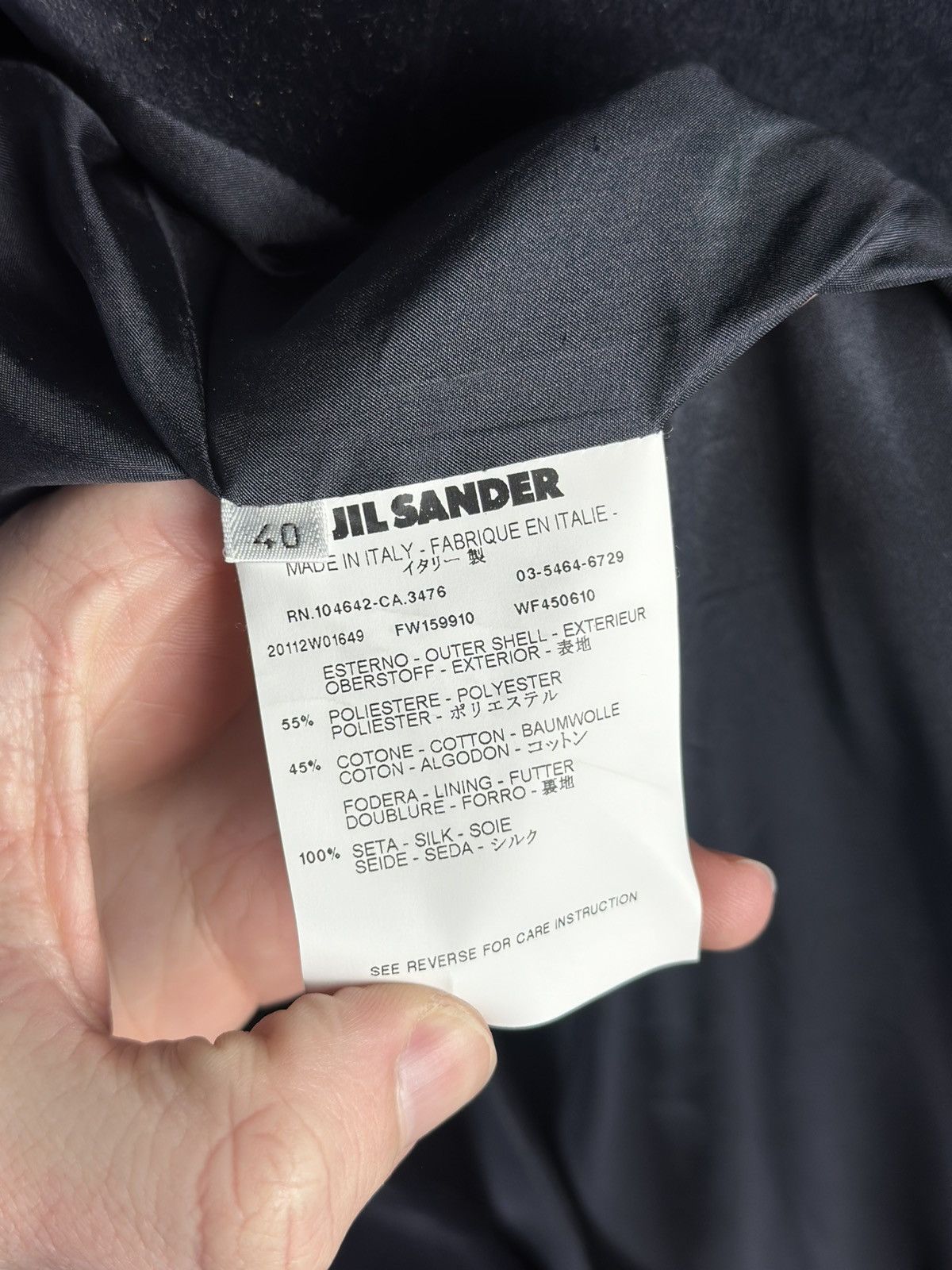 Jil Sander JIL SANDER Black Velour Blazer Jacket Women’s Size 40 Size S / US 4 / IT 40 - 9 Thumbnail