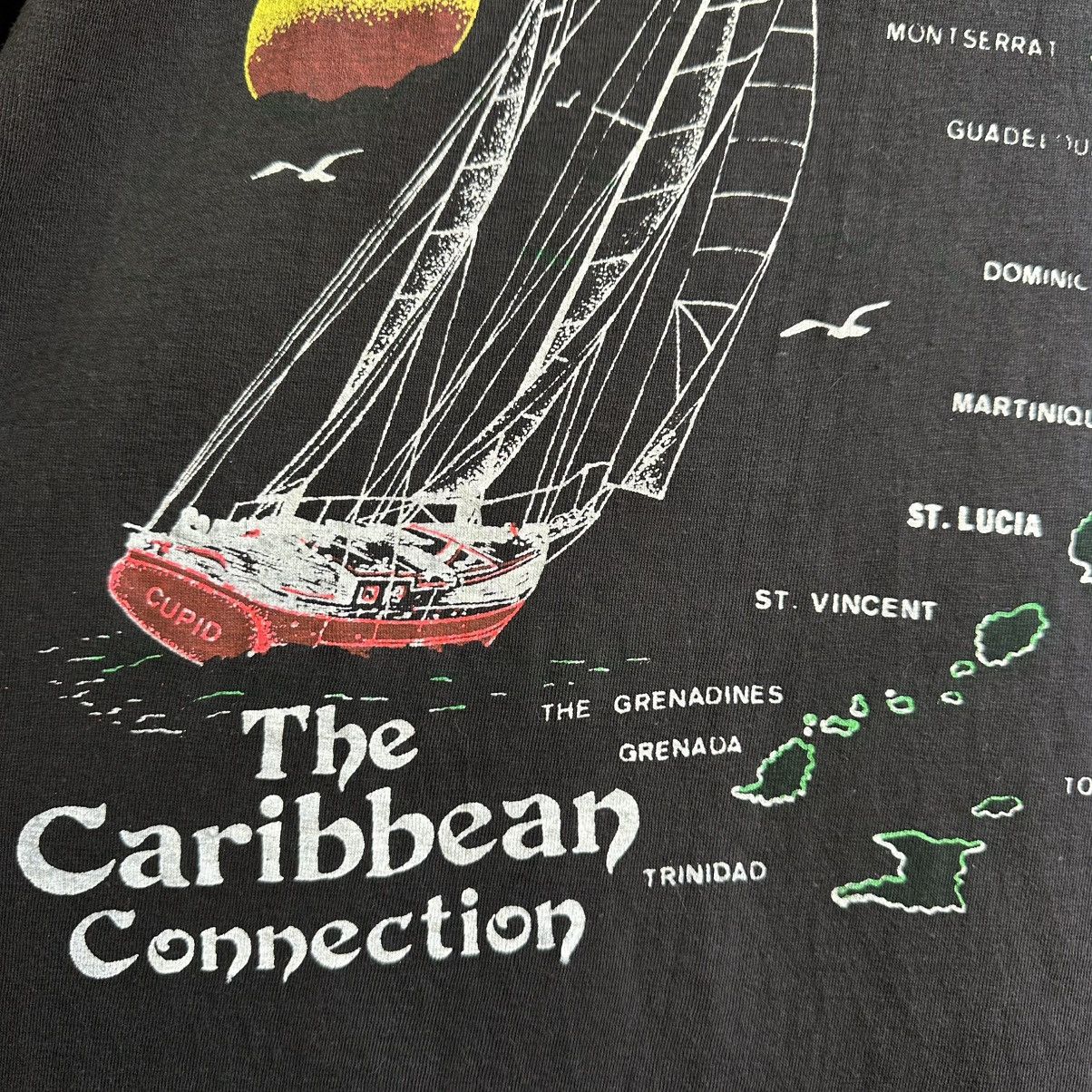 Caribbean × Vintage Vintage 1980s The Caribbean Connection Single Stitch Tee Size US L / EU 52-54 / 3 - 3 Thumbnail