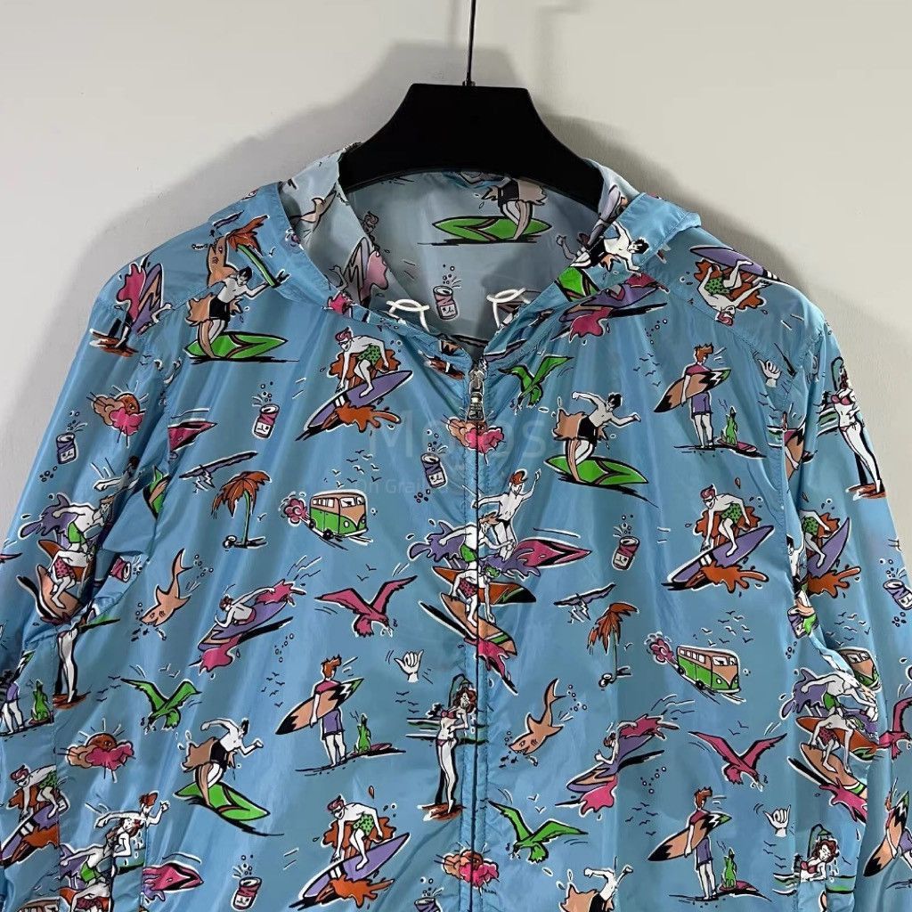Prada Prada Painting Sports Jacket-2508 Size US XXL / EU 58 / 5 - 3 Thumbnail