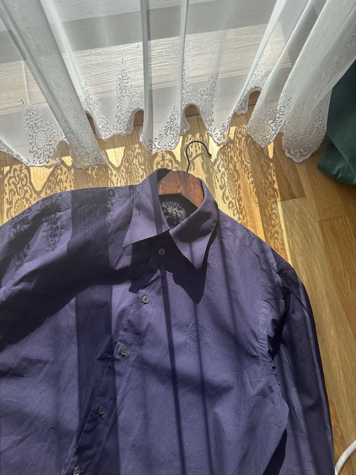 Versace × Vintage Versace classic v2 purple Size US M / EU 48-50 / 2 - 2 Thumbnail