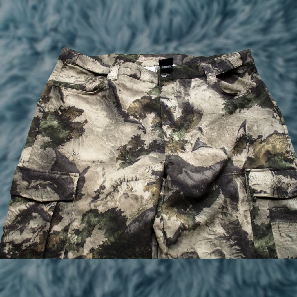 Vintage Mossy Oak Pants Mens XL Green Terra Camo Cargo Stretch Hunting Outdoor Workwear Size US 36 / EU 52 - 1 Thumbnail