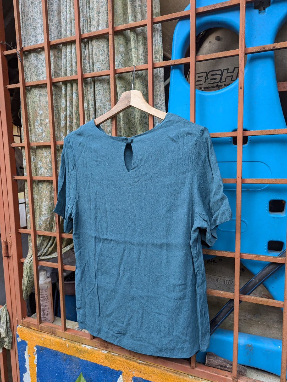 Vintage Papillon Shirt Rayon Size XL / US 12-14 / IT 48-50 - 5 Thumbnail
