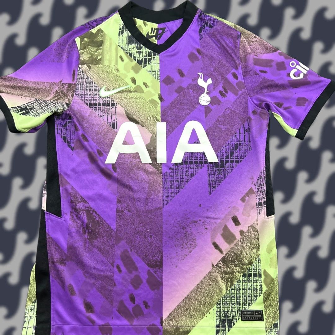 Nike Nike Tottenham Hotspur 2021 2022 Third Football Jersey Mens Medium Shirt Adult M Multicolor Nike Shirt Sports Football Moisture Wicking Quick Dry Mens Size US M / EU 48-50 / 2 - 1 Thumbnail