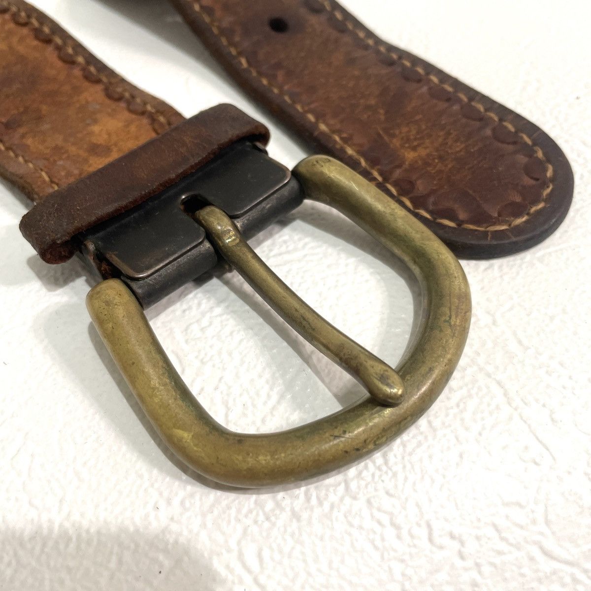 If Six Was Nine Y2k Vintage leather belt kapital style Size ONE SIZE - 4 Thumbnail