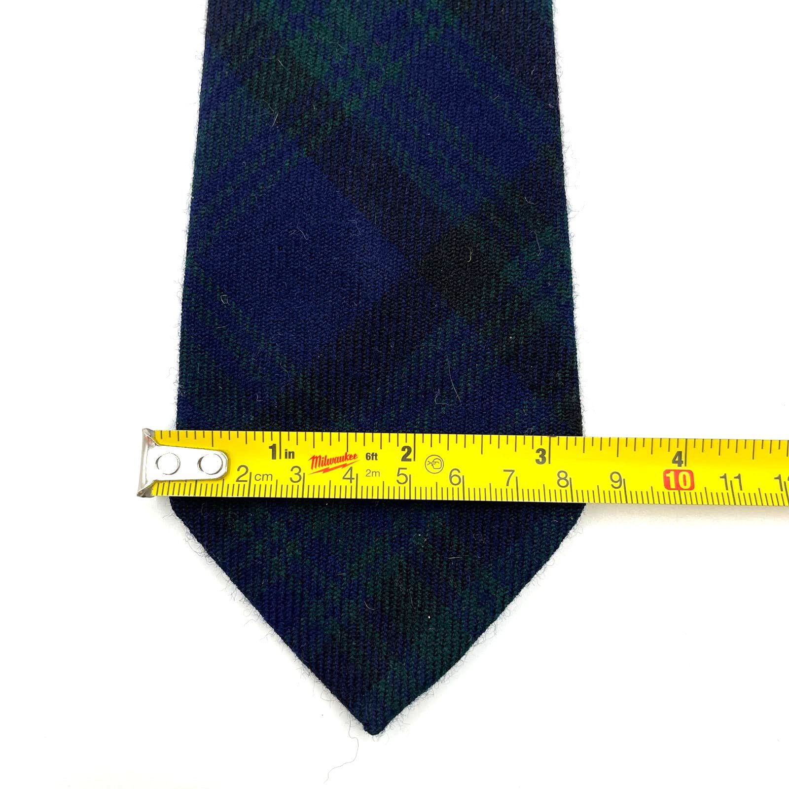 Vintage Lochcarron Scottish Wool Plaid Tie Blackwatch Tartan Vintage Size ONE SIZE - 4 Thumbnail