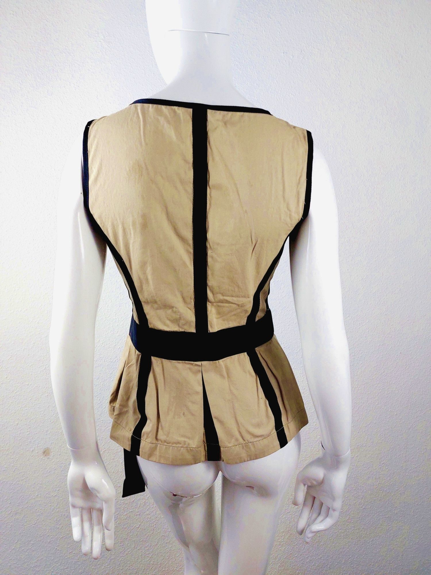 Dolce & Gabbana Dolce Gabbana Cargo Safari Military Bondage Corset Bustier Size M / US 6-8 / IT 42-44 - 12 Thumbnail