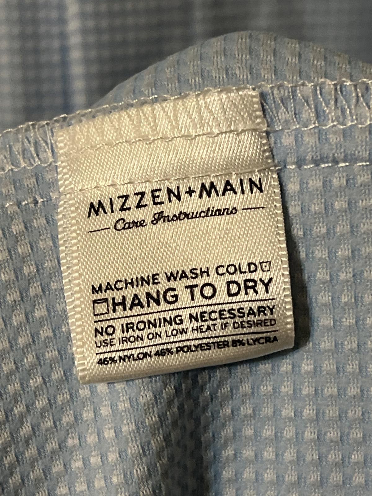 Mizzen+Main Mizzen+Main Ephinaker Collection Men's Dress Shirt X-Large Size 44R - 5 Thumbnail