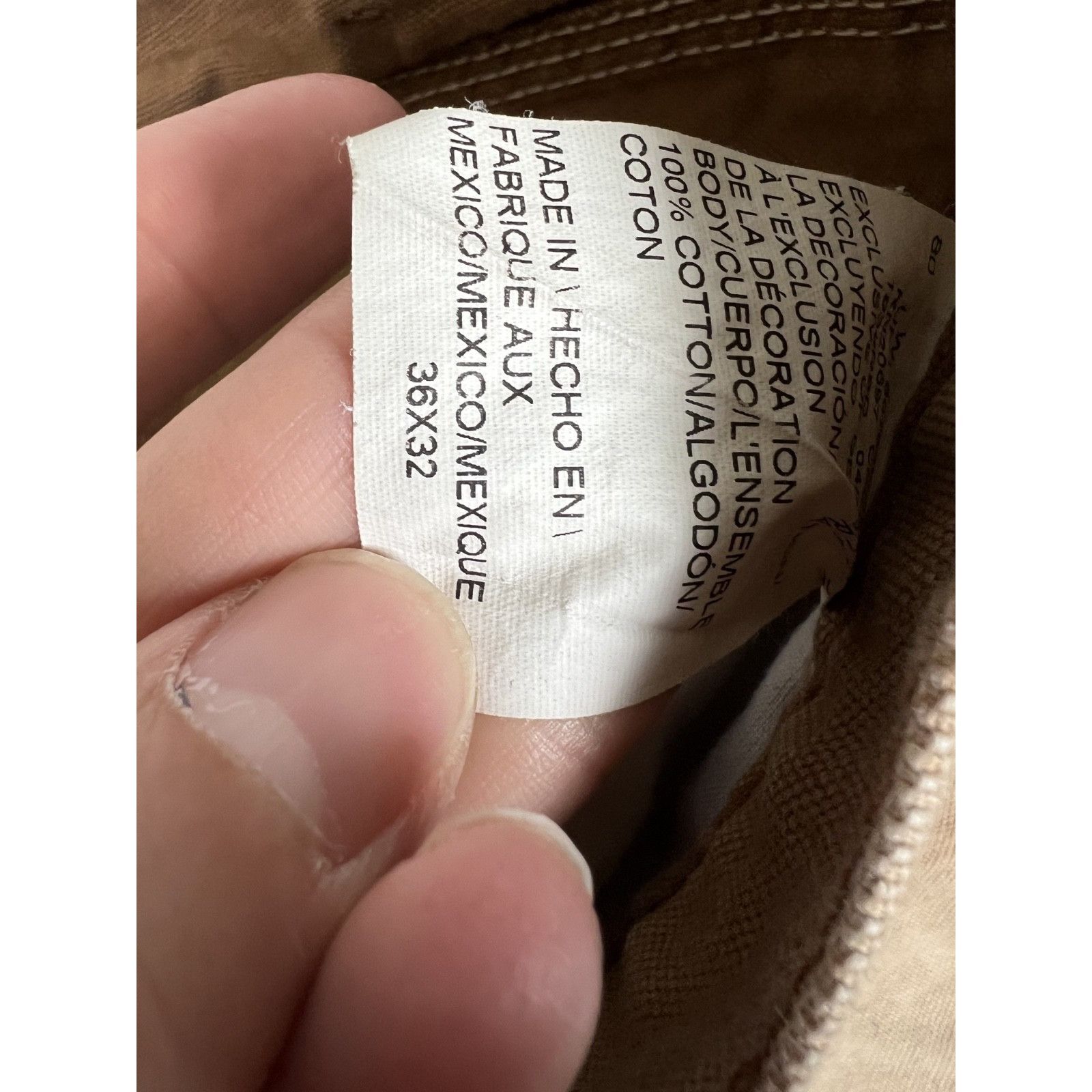 Dickies Dickies Carpenter Canvas Pants Workwear Utility Brown Size 3 Size US 34 / EU 50 - 5 Thumbnail