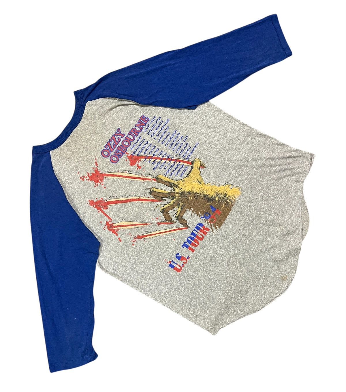 Band Tees Vintage ozzy osbourne bark at the moon Size US L / EU 52-54 / 3 - 7 Thumbnail
