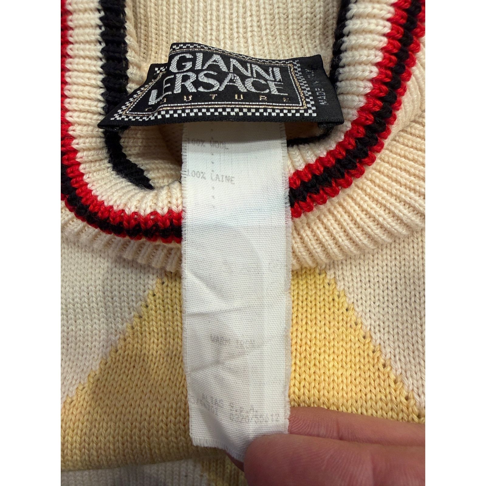 Versace Vintage Gianni Versace Knit Sleeveless Crop Top Size S / US 4 / IT 40 - 6 Thumbnail