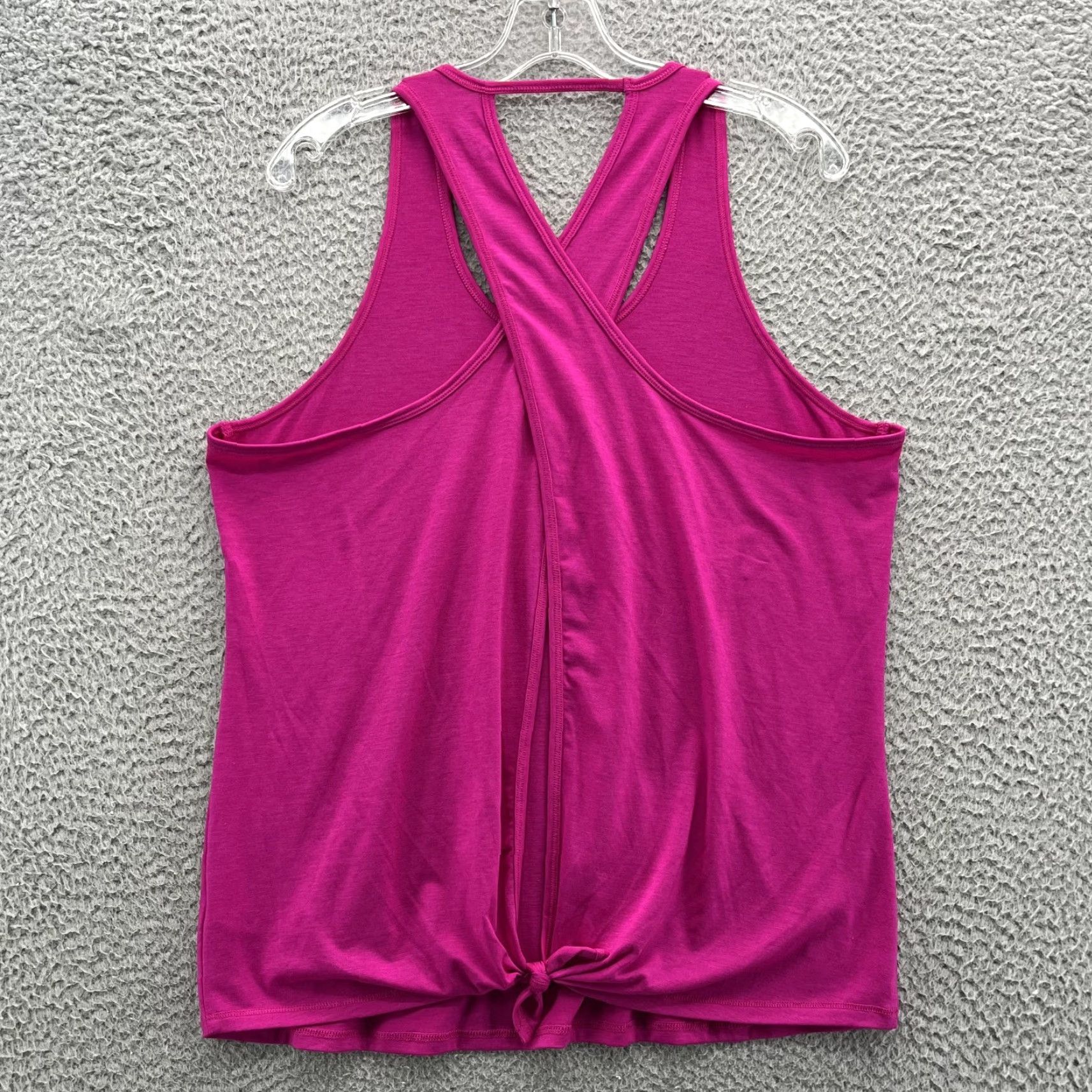 Athleta Athleta Tank Women M Magenta Cross Back Running Yoga Y2k Athleisure Gym Breathable Lightweight Size M / US 6-8 / IT 42-44 - 3 Thumbnail