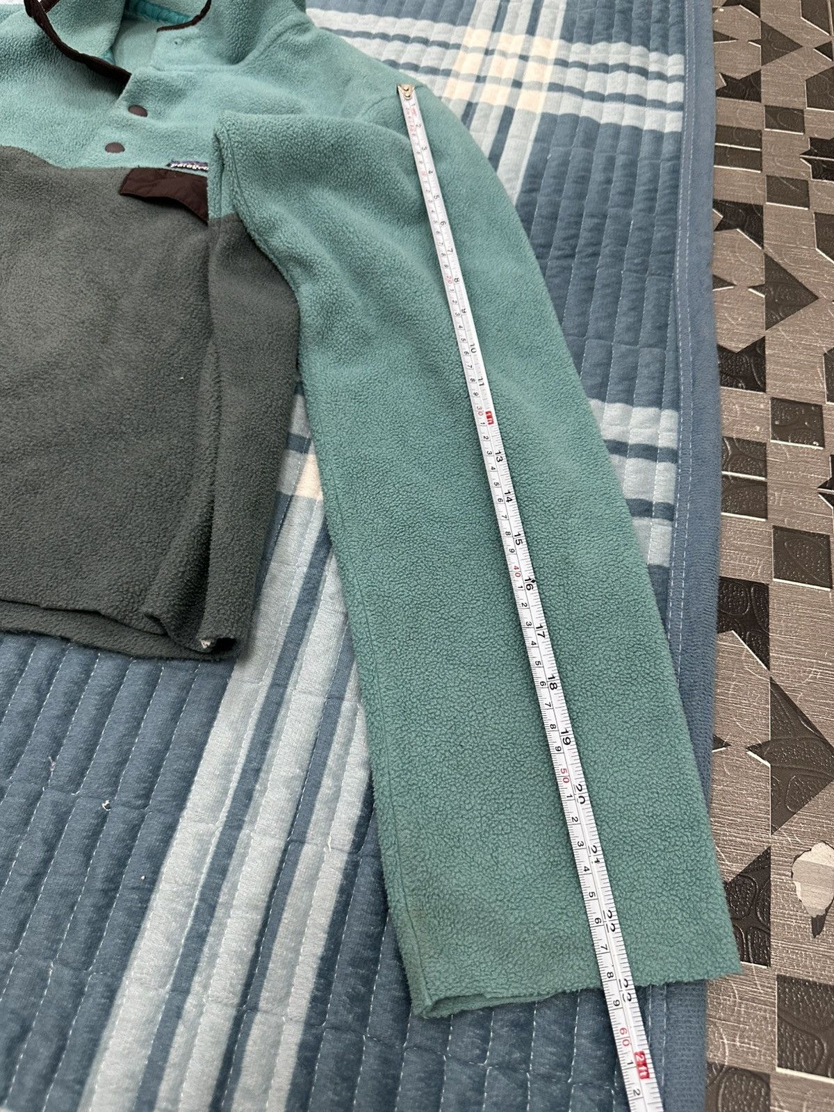 Patagonia Patagonia Women's Synchilla Snap Fleece Pullover Teal Jacket Size M / US 6-8 / IT 42-44 - 14 Thumbnail