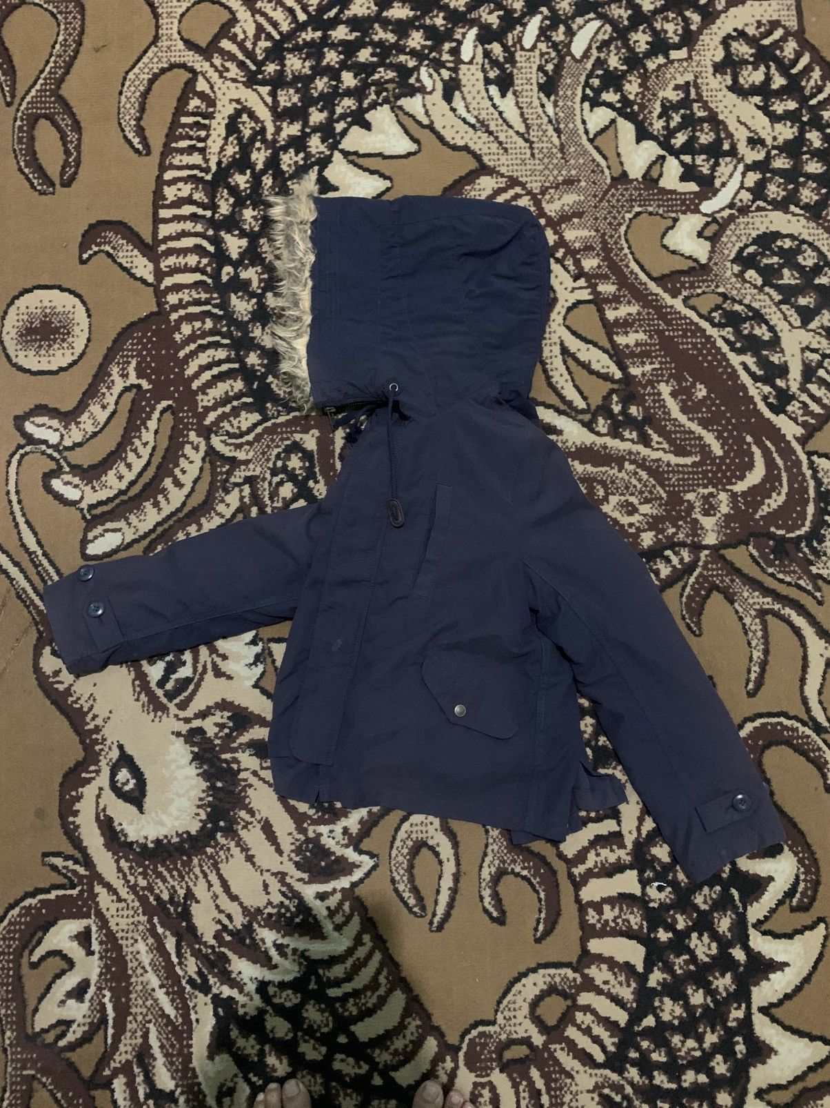 14th Addiction 2000s Chocol Raffine - Apocalypse Hoodie Fur Jacket Size US M / EU 48-50 / 2 - 2 Thumbnail