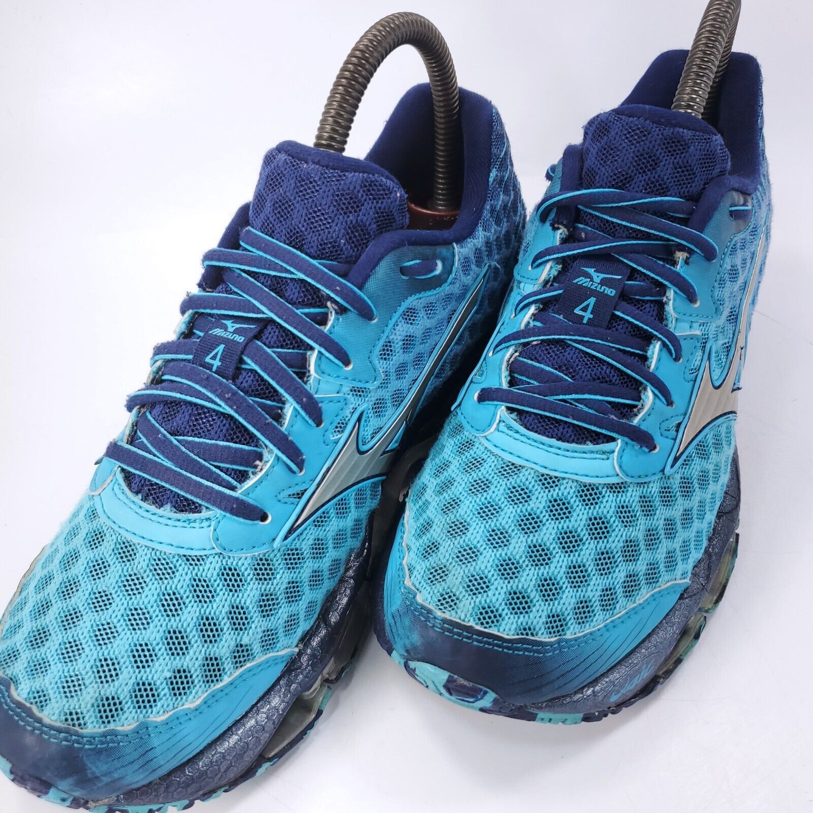 Mizuno Mizuno Wave Prophecy 4 Shoe Womens Size 6 J1GD150004 Blue Size US 6 / IT 36 - 8 Thumbnail