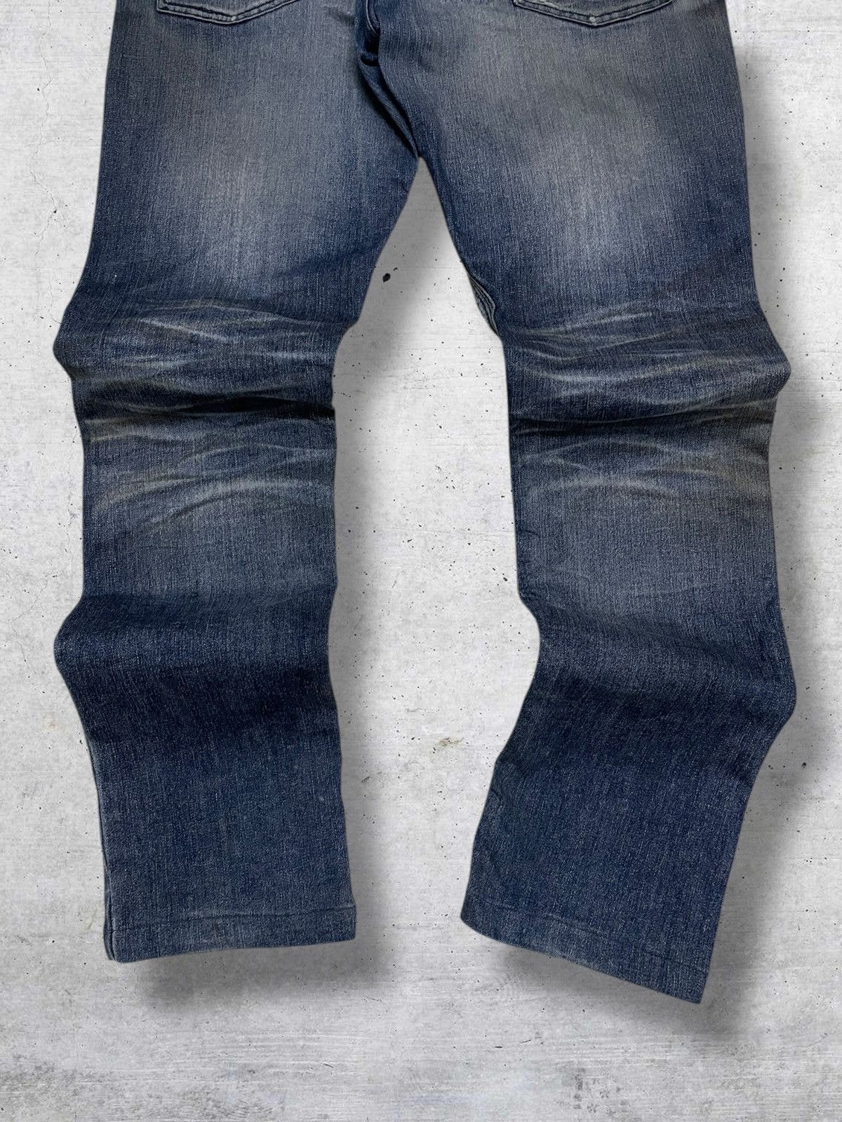 semanticdesign RARE VINTAGE HIGH STREET JAPAN CRAFTMANSHIP DISTRESSED DENIM Size US 33 - 11 Thumbnail