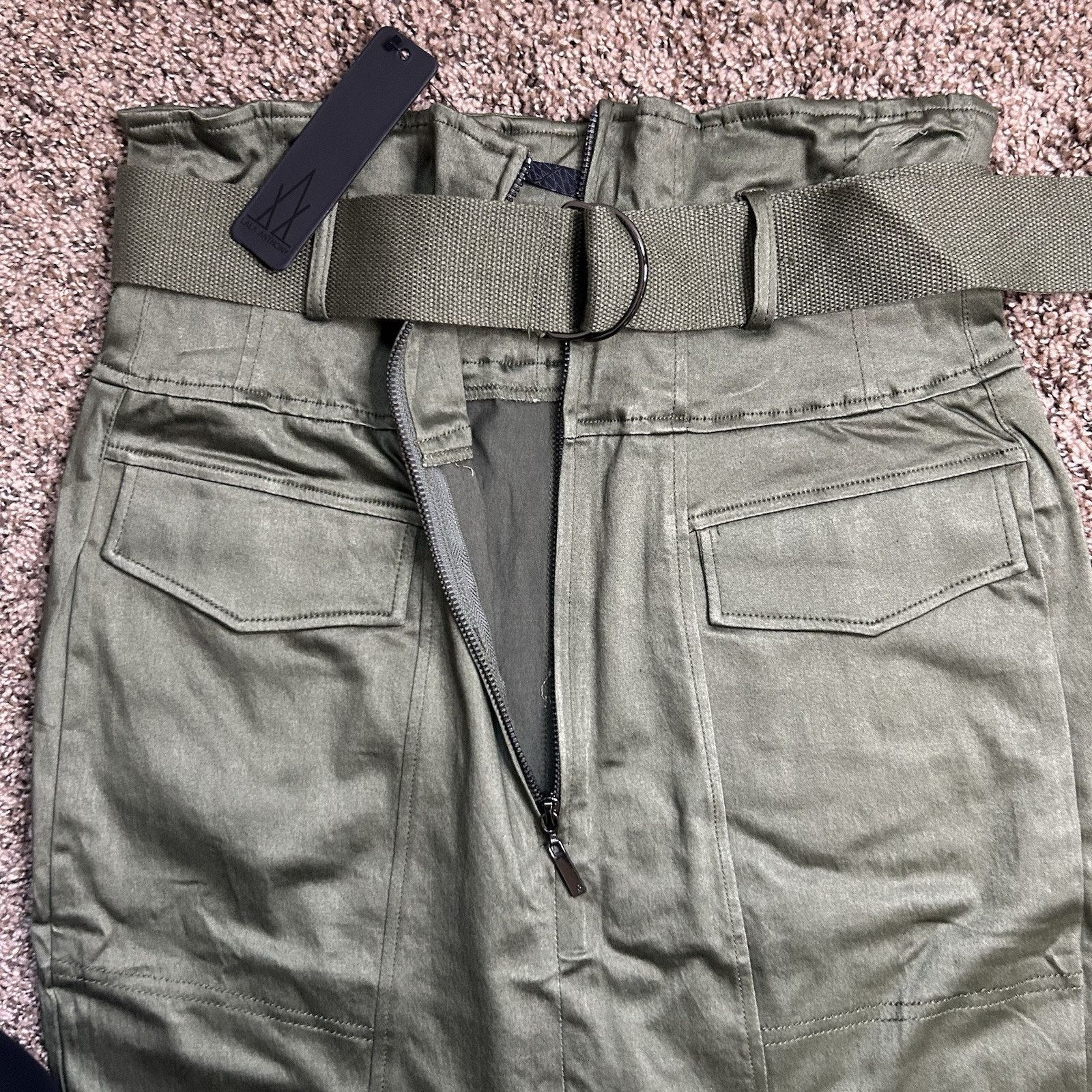 Other Lala Anthony Army Green Skirt - Women’s Size 12 Size 34" / US 12 / IT 48 - 5 Thumbnail