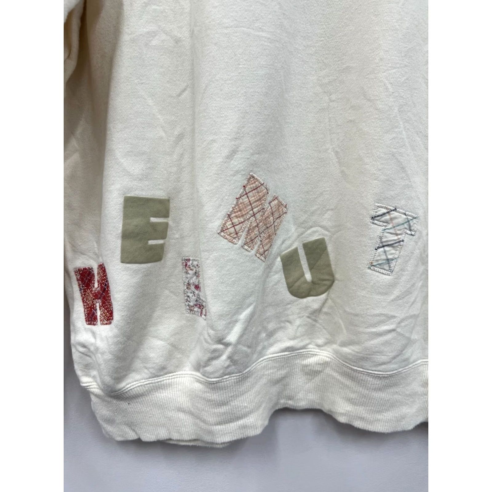 Vintage Karl Helmut Vintage Sweatshirt Medium Ivory Pullover Logo Size Size US M / EU 48-50 / 2 - 6 Thumbnail