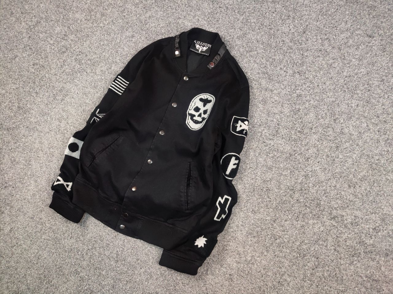 Japanese Brand Killstar Bomber Logo Gothic Avant Garde Skeleton Jacket Size US S / EU 44-46 / 1 - 3 Thumbnail