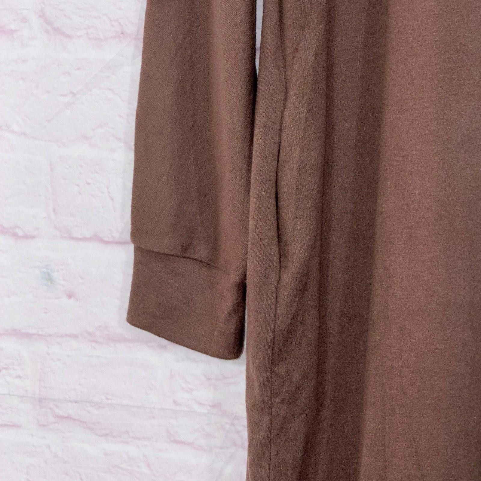 Other PrinStory Medium Brown Long Sleeve Dress NWT Size M / US 6-8 / IT 42-44 - 3 Thumbnail