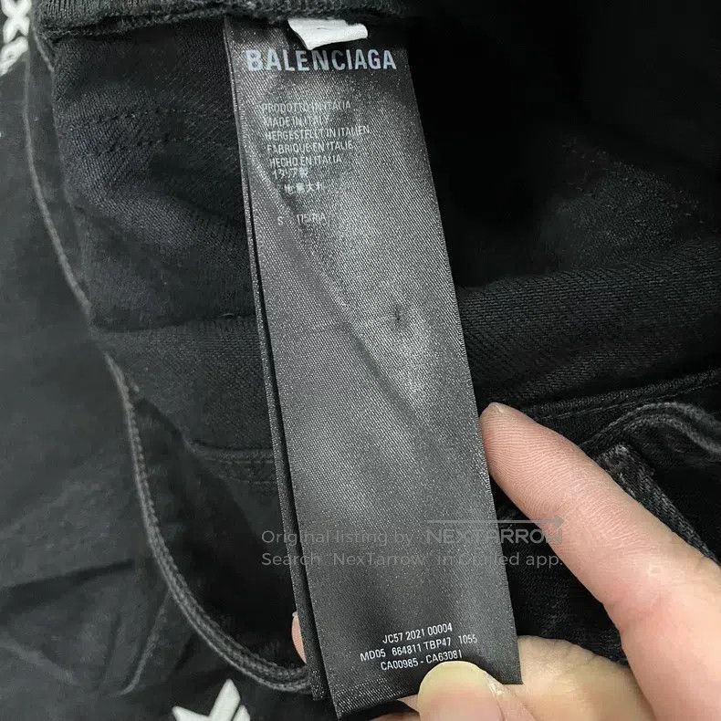 Balenciaga Balenciaga size S Double Hook Denim Pants, Size S Size US 27 - 6 Thumbnail
