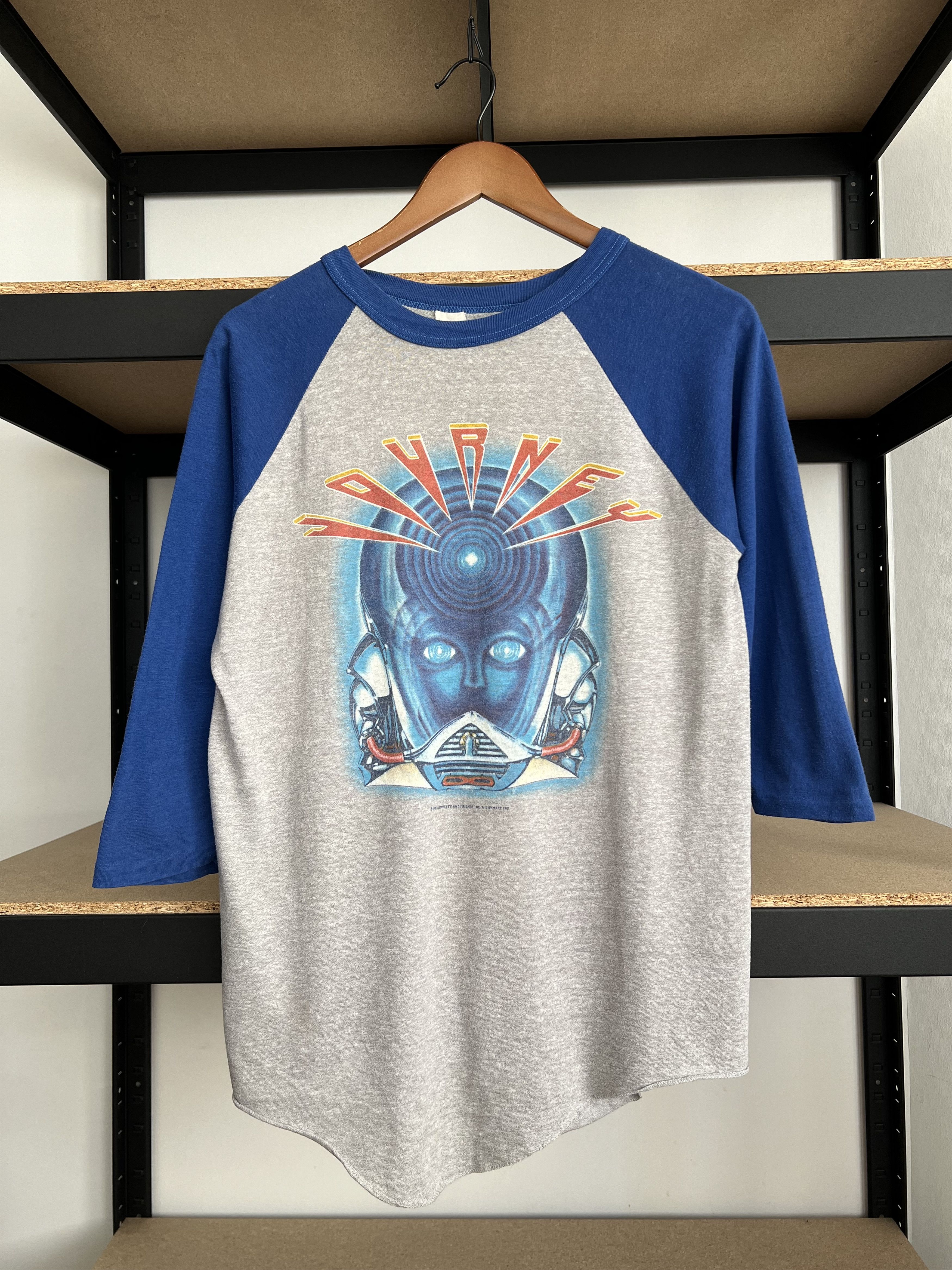 Band Tees Vintage 1983 Journey Frontiers Tour Raglan 3/4 Sleeve Tshirt Size US M / EU 48-50 / 2 - 1 Thumbnail