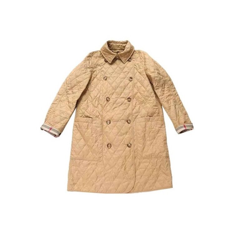 Burberry Burberry Quilted Double-Breasted Coat Size XL Size XL / US 12-14 / IT 48-50 - 1 Thumbnail