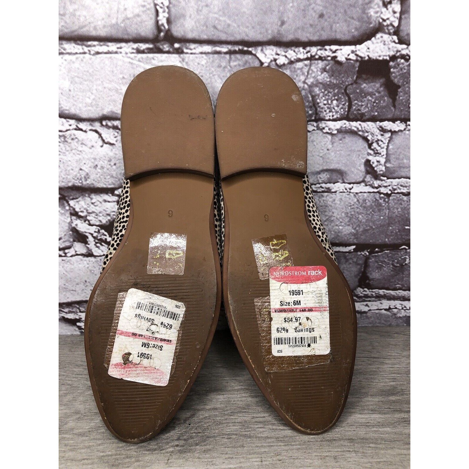 Madewell Madewell Remi Leopard Spots Calf Hair Leather Flats Mules Wo Size US 6 / IT 36 - 8 Thumbnail