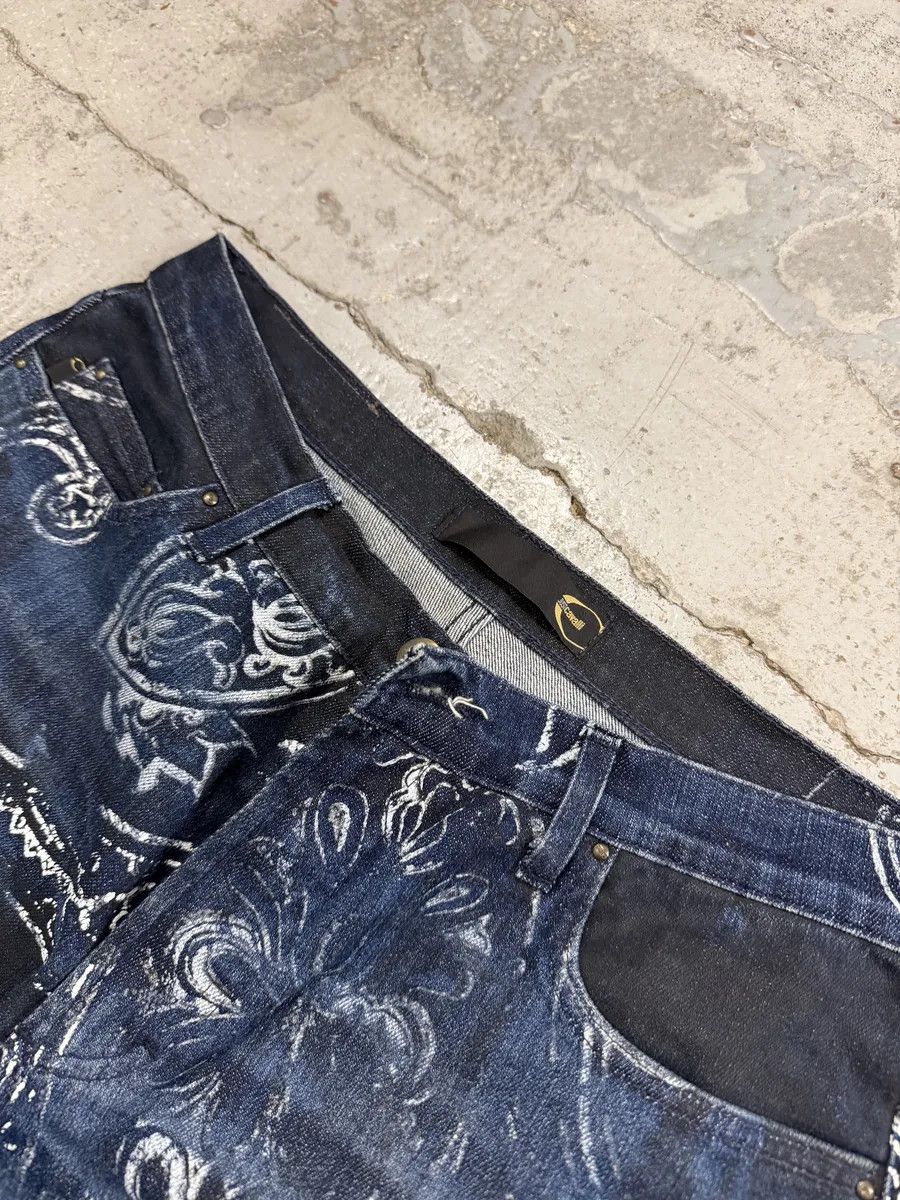 Roberto Cavalli AW2003 Cavalli Navy Blue Presley Ocean Denim Jeans Size US 30 / EU 46 - 8 Thumbnail