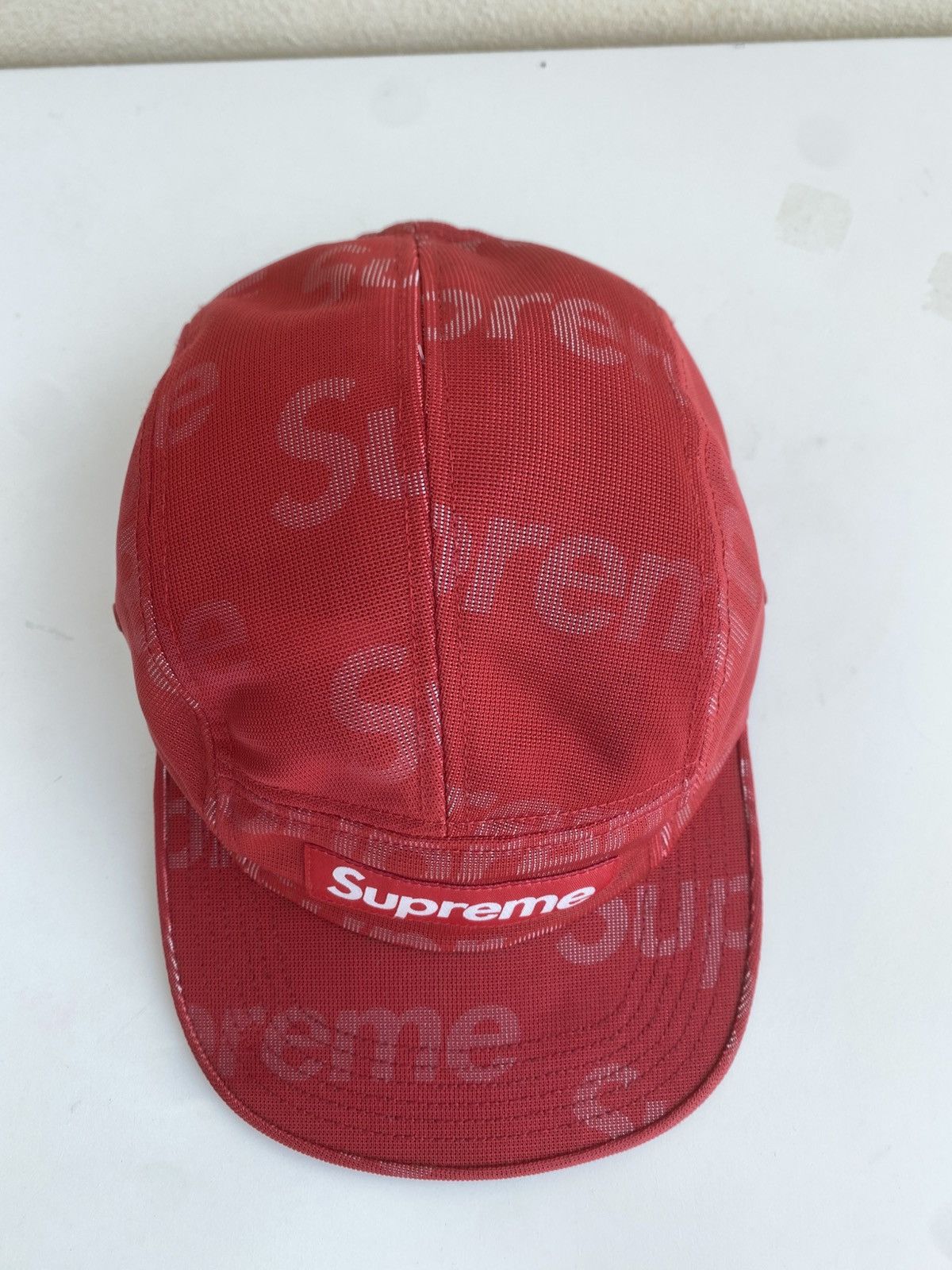 Supreme Rare Supreme Lenticular Logo Camp Cap Red SS19 Size ONE SIZE - 5 Thumbnail