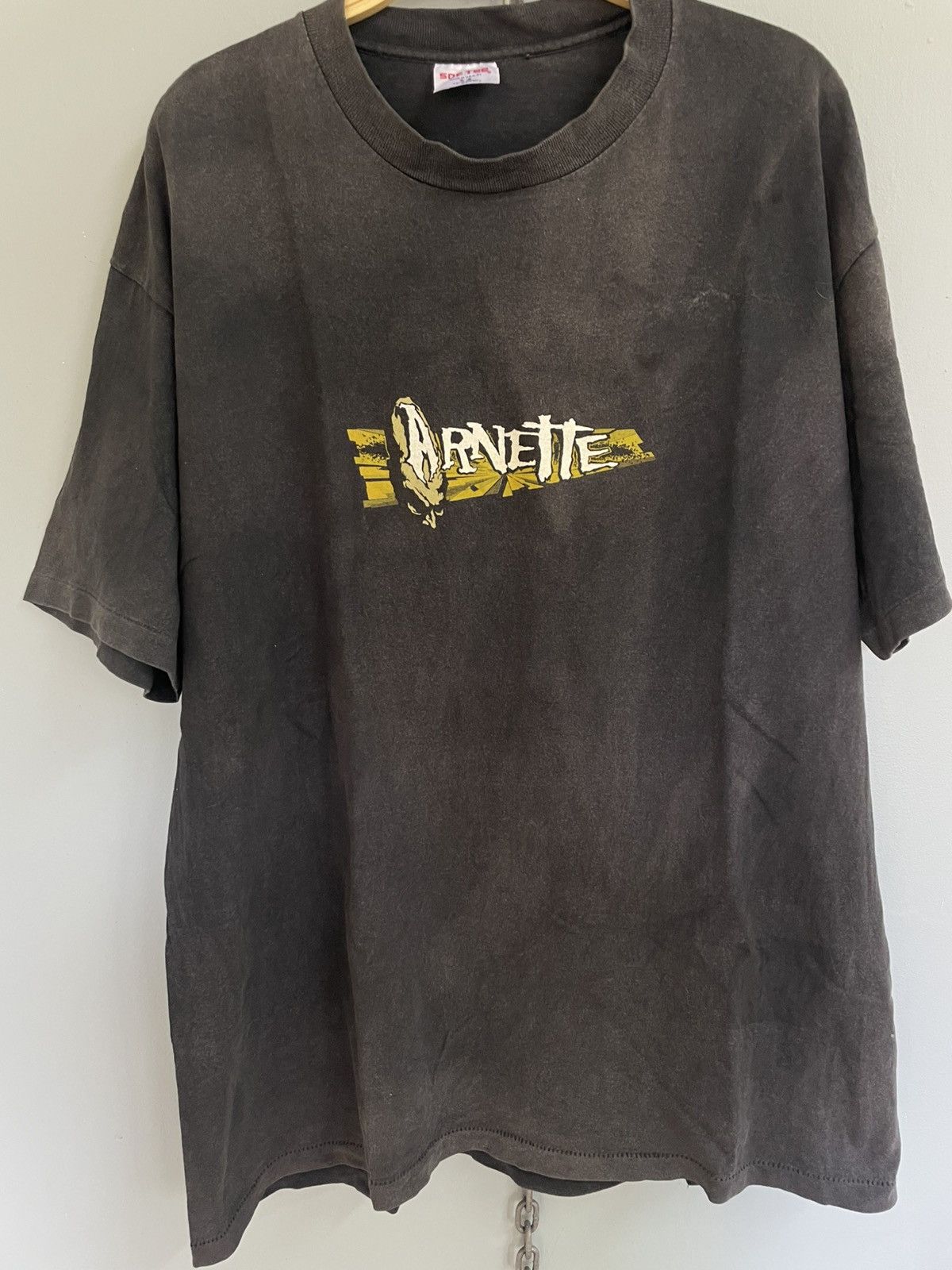Vintage Vintage 90s Arnette skateboard sunfaded t shirt Size US XL / EU 56 / 4 - 3 Thumbnail
