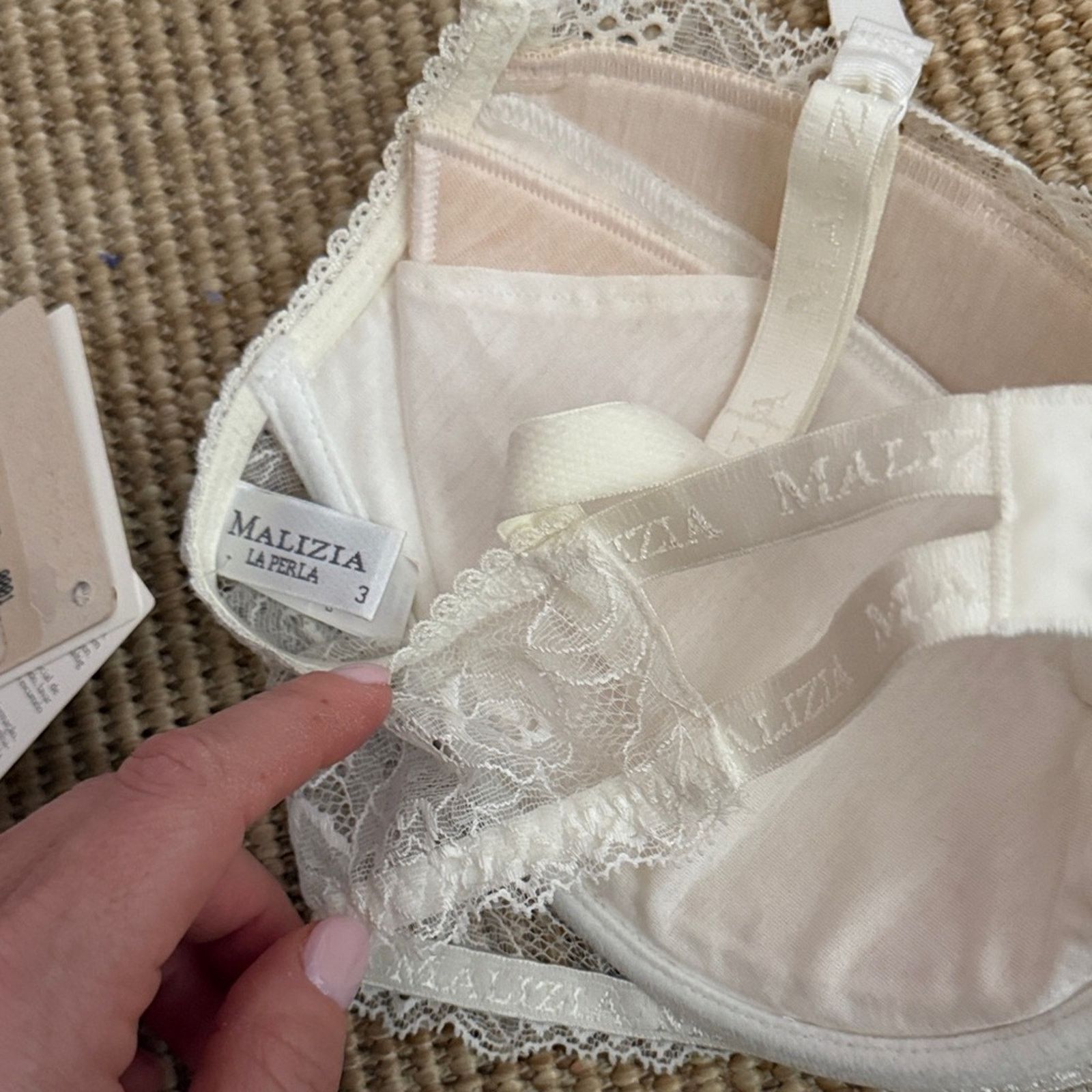 La Perla NWT La Perla white lace bra Women's Size 36D Size ONE SIZE - 5 Thumbnail