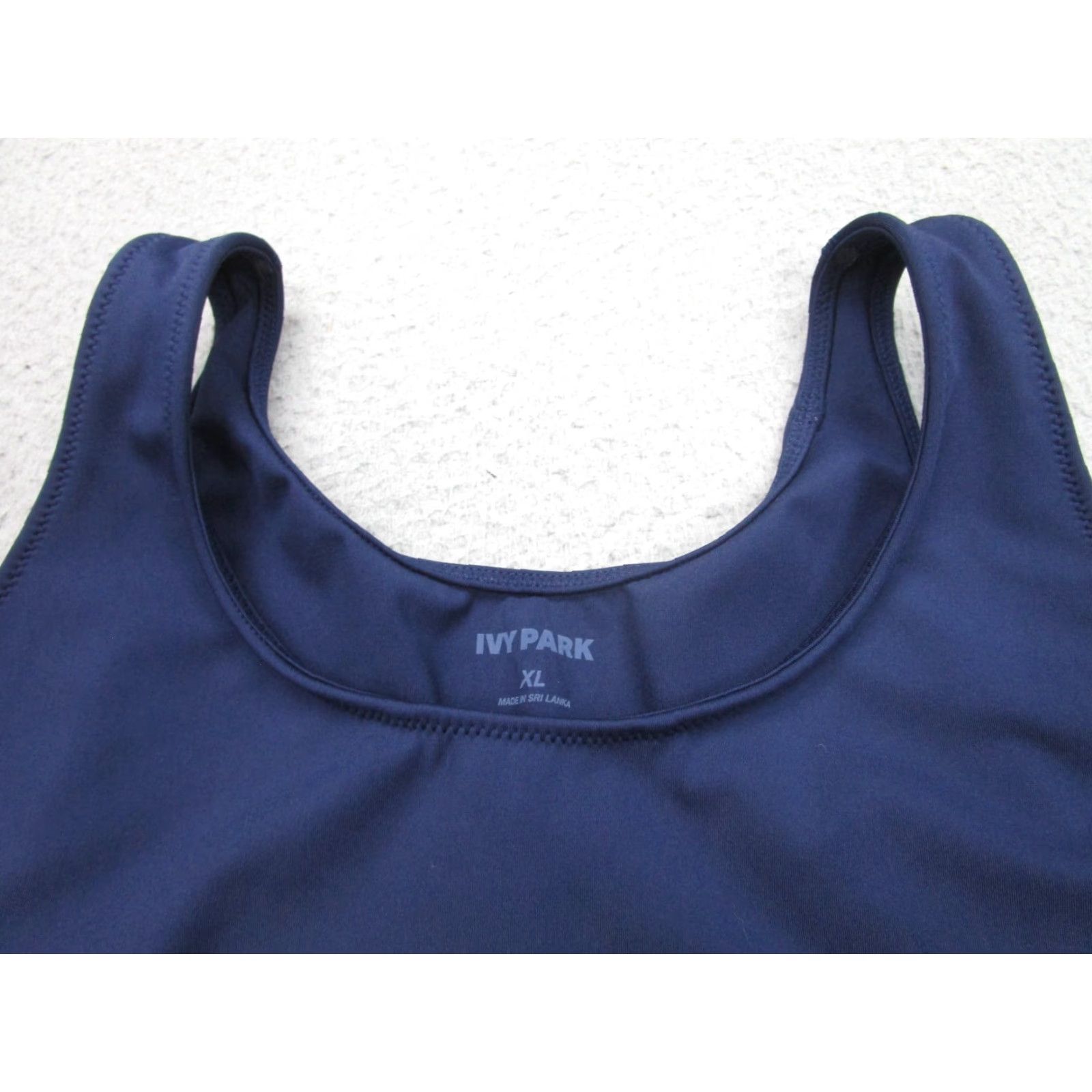 Ivy Park IVY PARK Sports Bra Womens XL Blue Yoga Running Support Stretch Gym Work out Size ONE SIZE - 2 Thumbnail