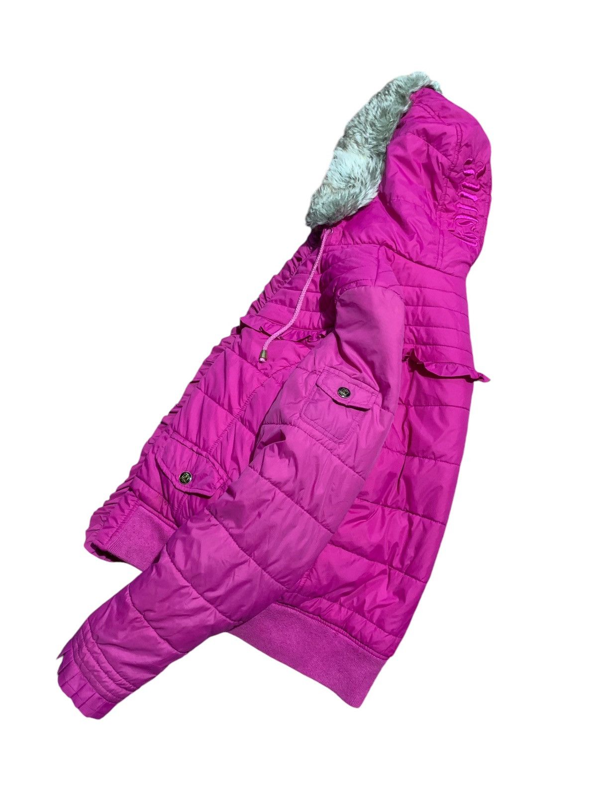 Juicy Couture × Juicy Couture Jeans Juicy Couture puffer fur jacket embroidery Size M / US 6-8 / IT 42-44 - 10 Thumbnail