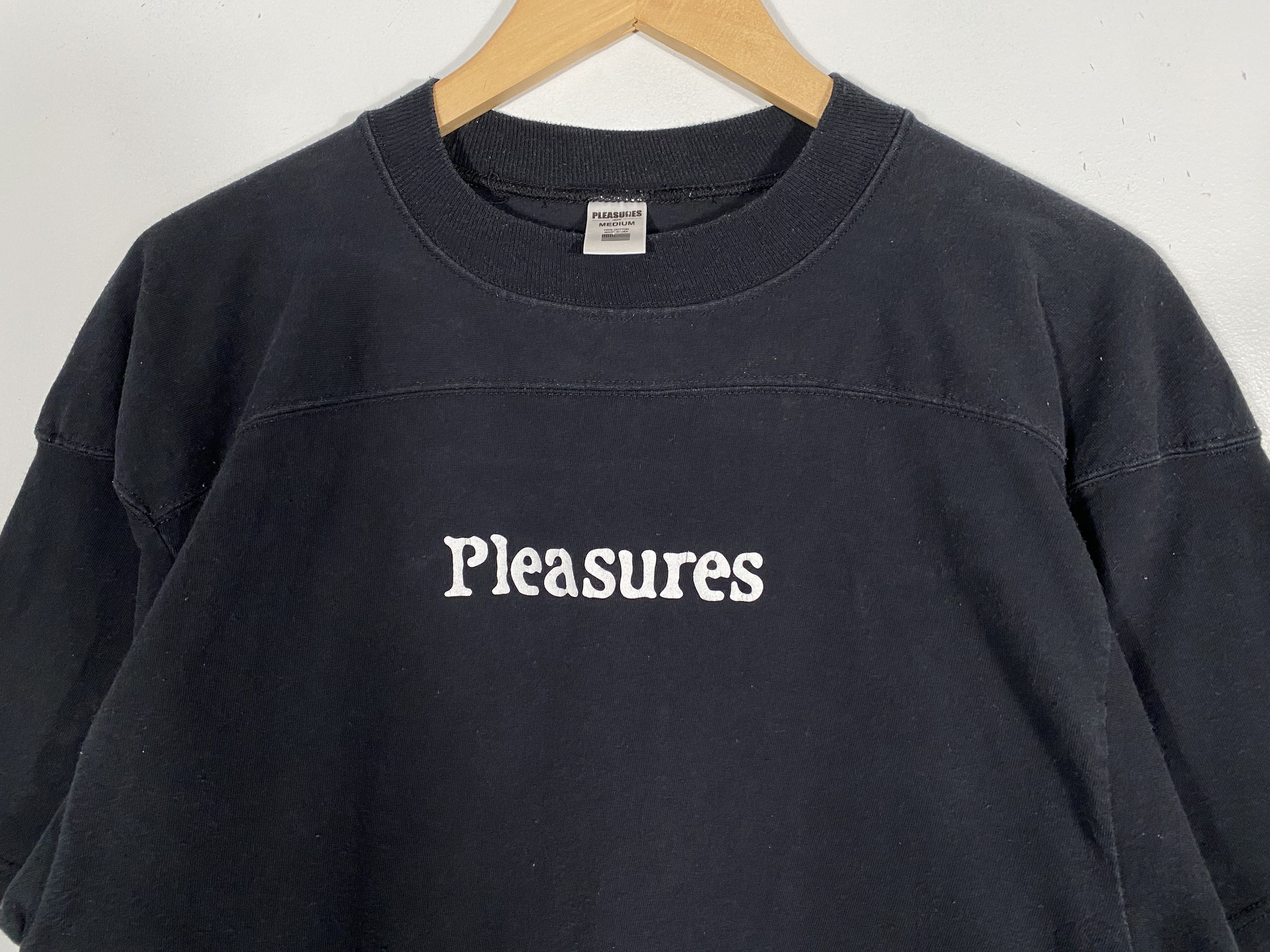 Pleasures Pleasures Now Bones Crewneck T-shirt Black / White Size US M / EU 48-50 / 2 - 3 Thumbnail
