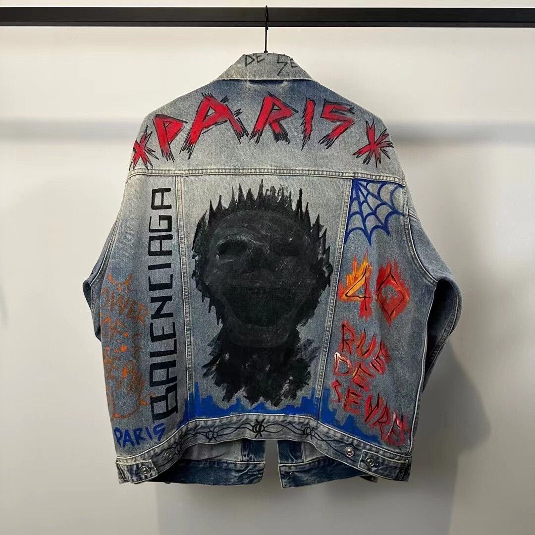 Balenciaga balenciaga graffiti jacket size 34 Size US XS / EU 42 / 0 - 2 Thumbnail