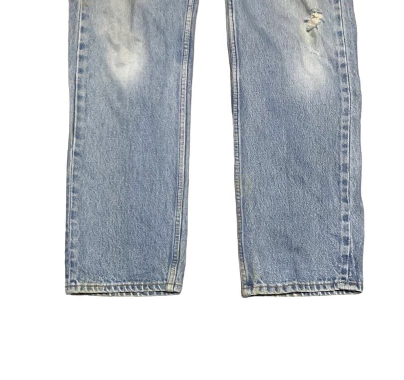 Levi's Vintage 90s Levis 501 Straight Leg Jeans Distressed Size US 32 / EU 48 - 4 Thumbnail